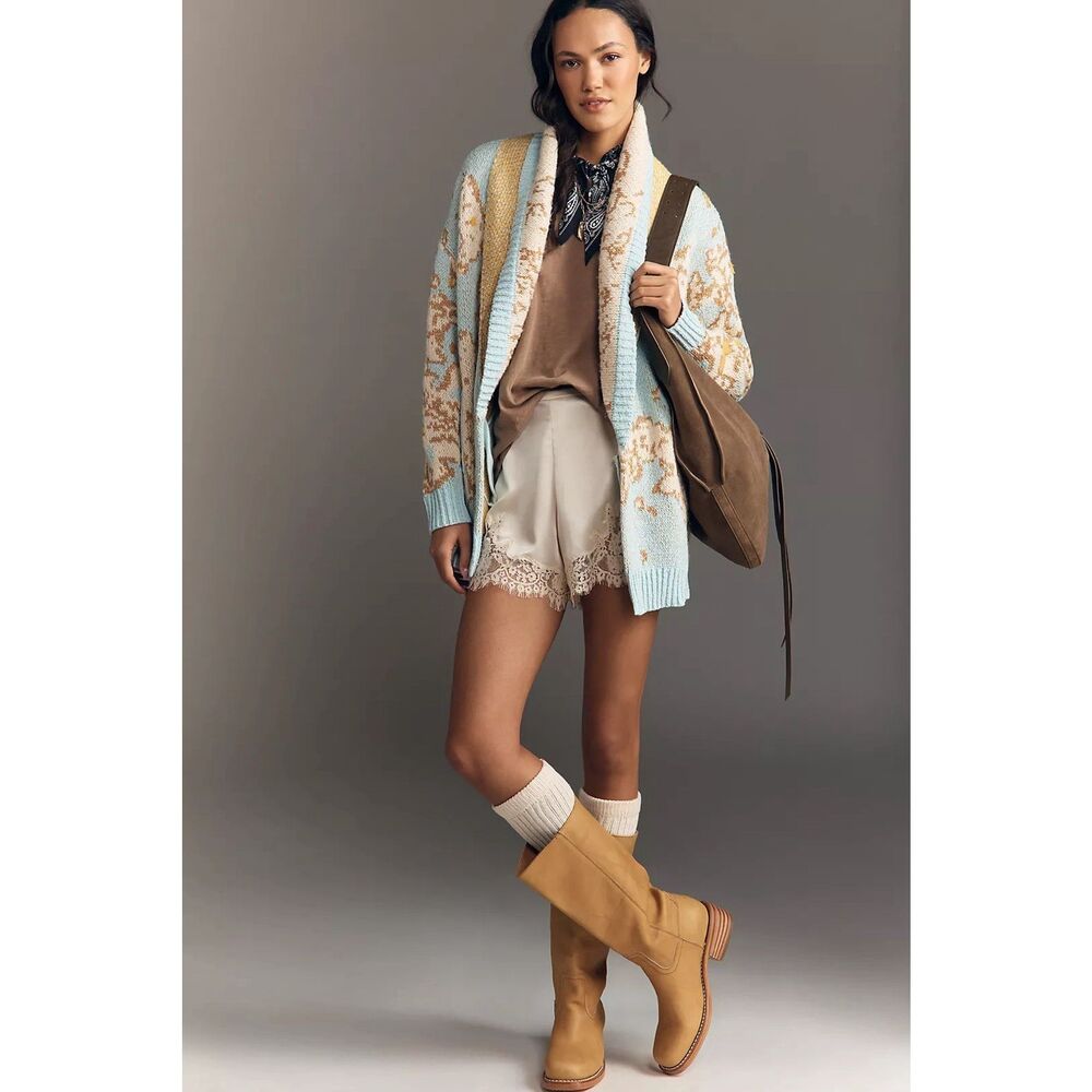 Anthropologie Pilcro Oversized Open-Front Longline Cardigan Sweater $198